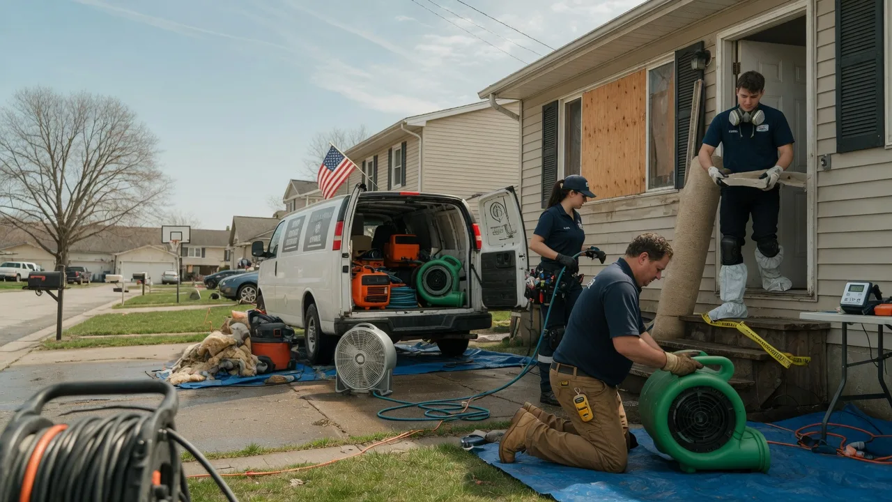 Water Damage Restoration in Hurst, IL near me